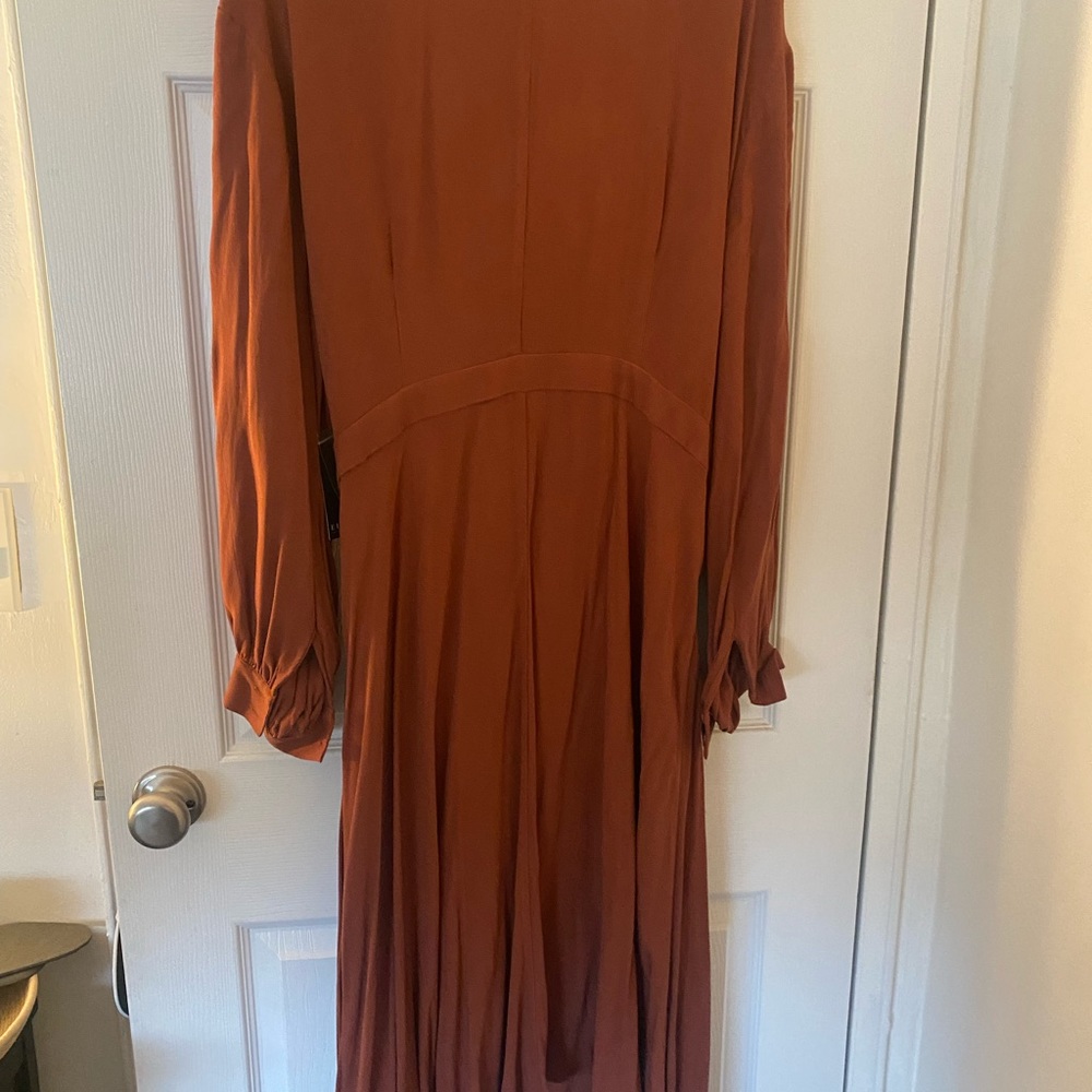 ELOQUII brown wrap dress- New size 18
